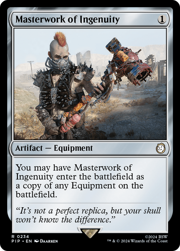 Masterwork of Ingenuity [Fallout] Magic: The Gathering