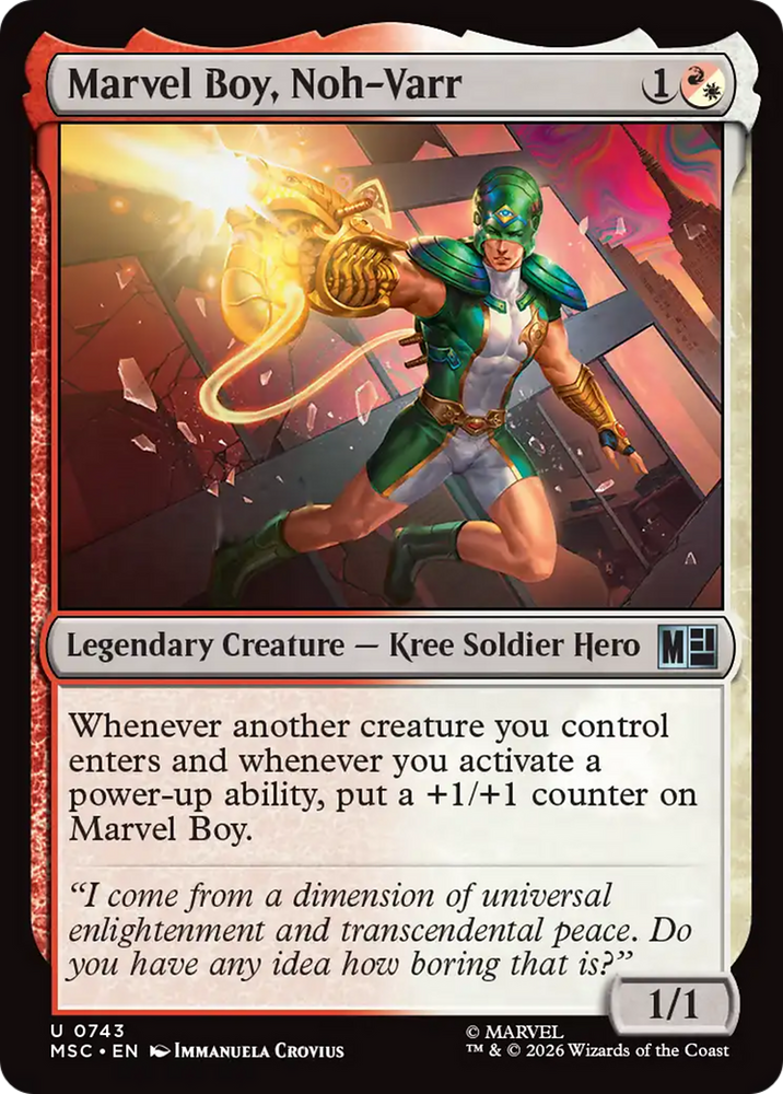 Marvel Boy, Noh-Varr [Marvel Super Heroes] Magic: The Gathering