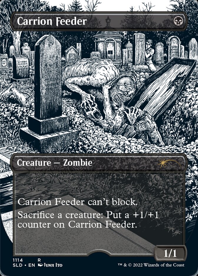 Carrion Feeder (Borderless) [Secret Lair Drop Series] Magic: The Gathering