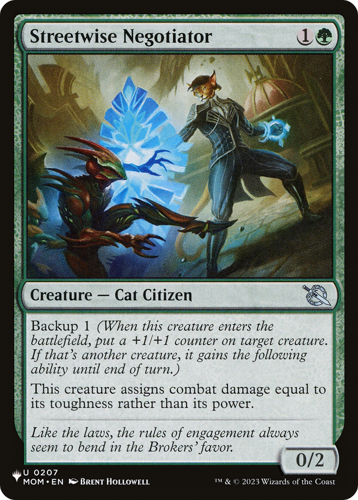 Streetwise Negotiator [The List] Magic: The Gathering