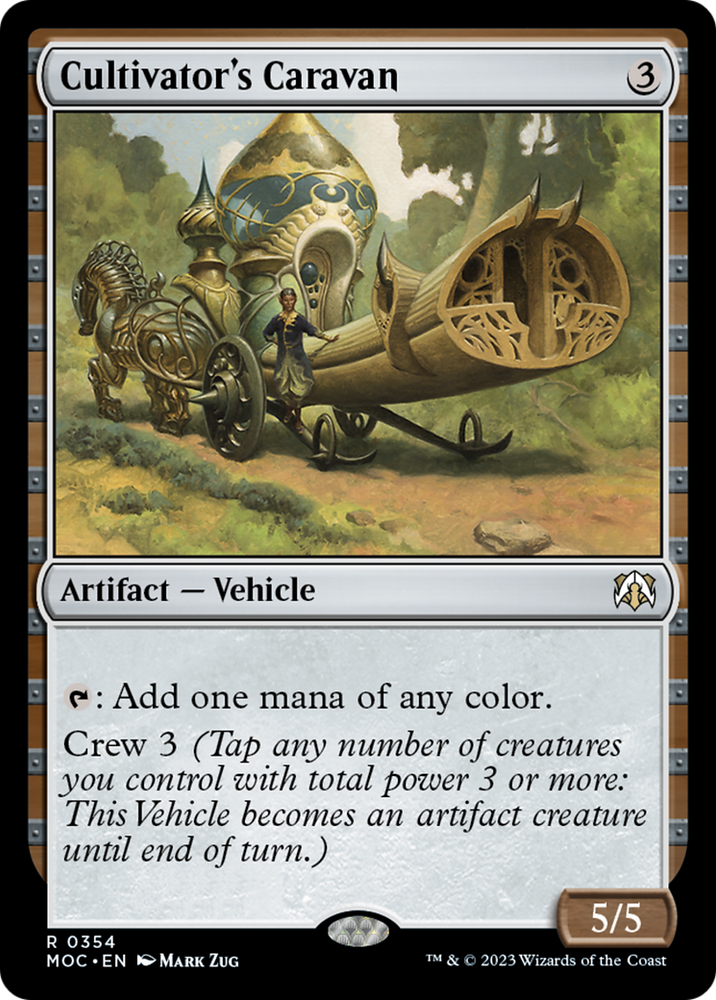 Cultivator's Caravan [March of the Machine Commander] Magic: The Gathering