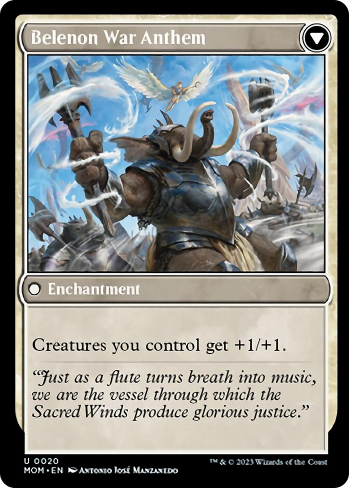 Invasion of Belenon // Belenon War Antherm [March of the Machine] Magic: The Gathering
