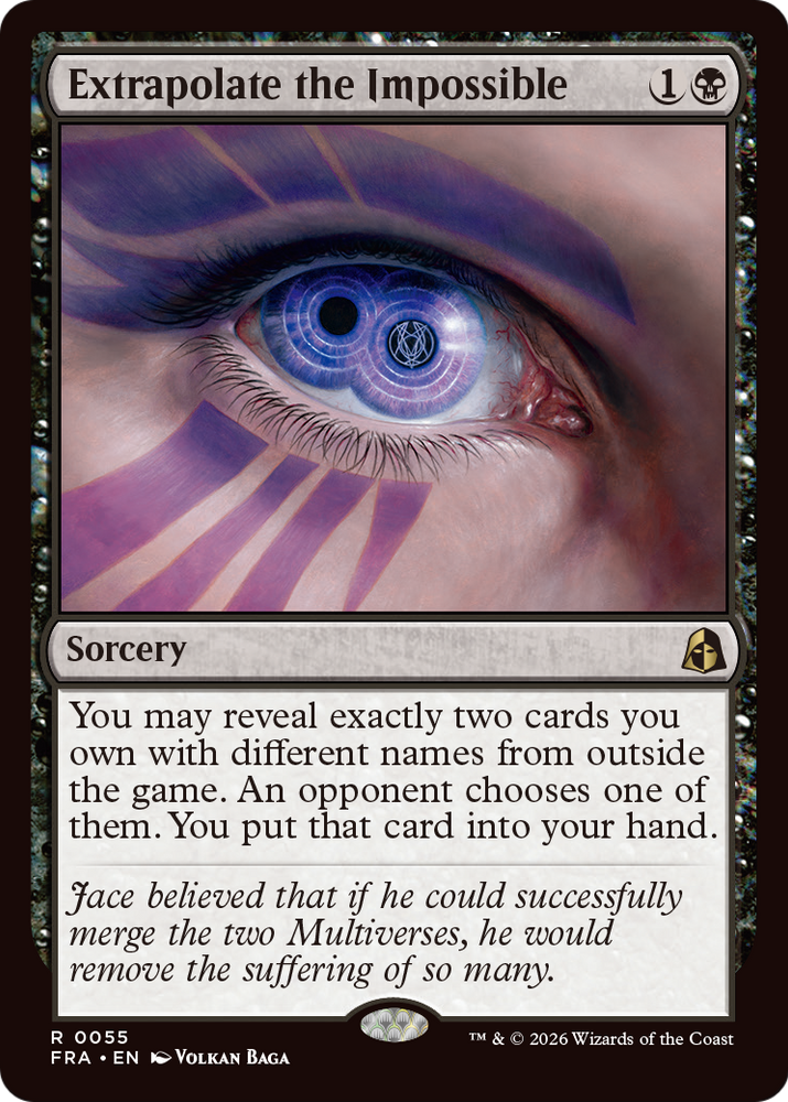 Extrapolate the Impossible [Reality Fracture] Magic: The Gathering