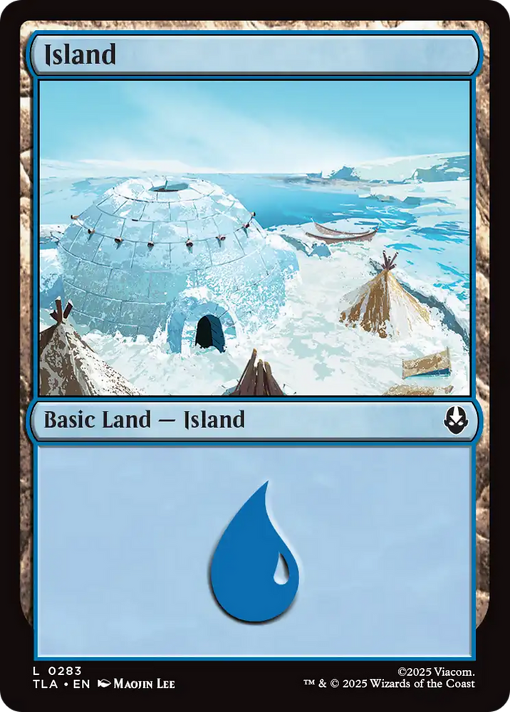 Island (0283) [Avatar: The Last Airbender] Magic: The Gathering