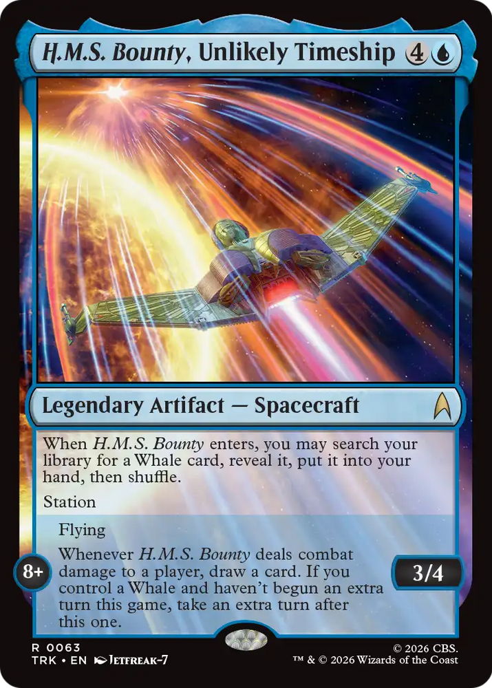 H.M.S. Bounty, Unlikely Timeship [Star Trek] Magic: The Gathering