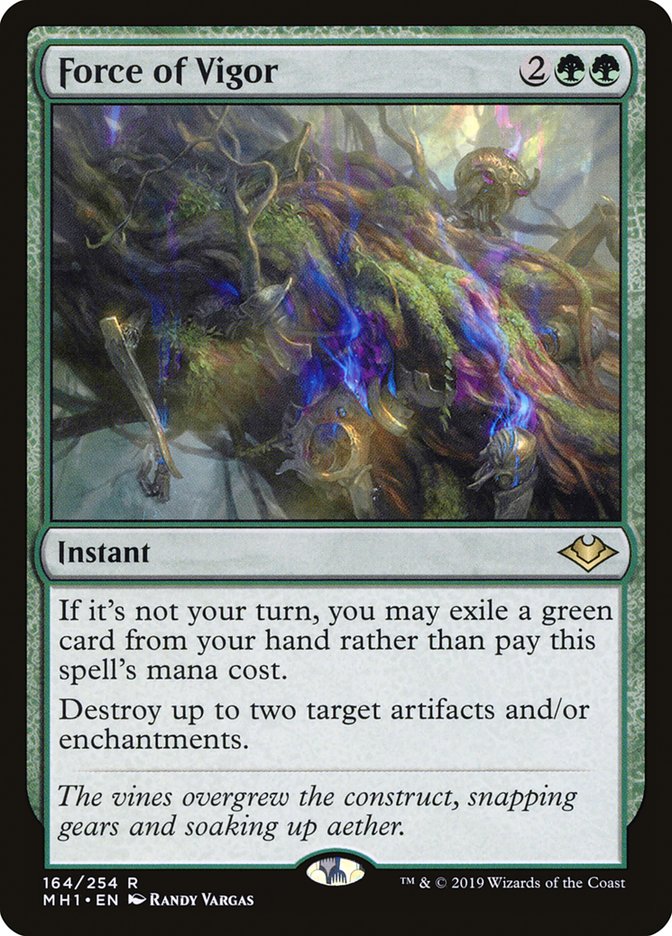 Force of Vigor [Modern Horizons] Magic: The Gathering