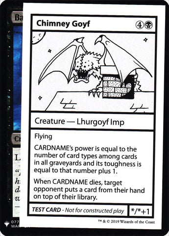 Chimney Goyf [Mystery Booster Playtest Cards] Magic: The Gathering