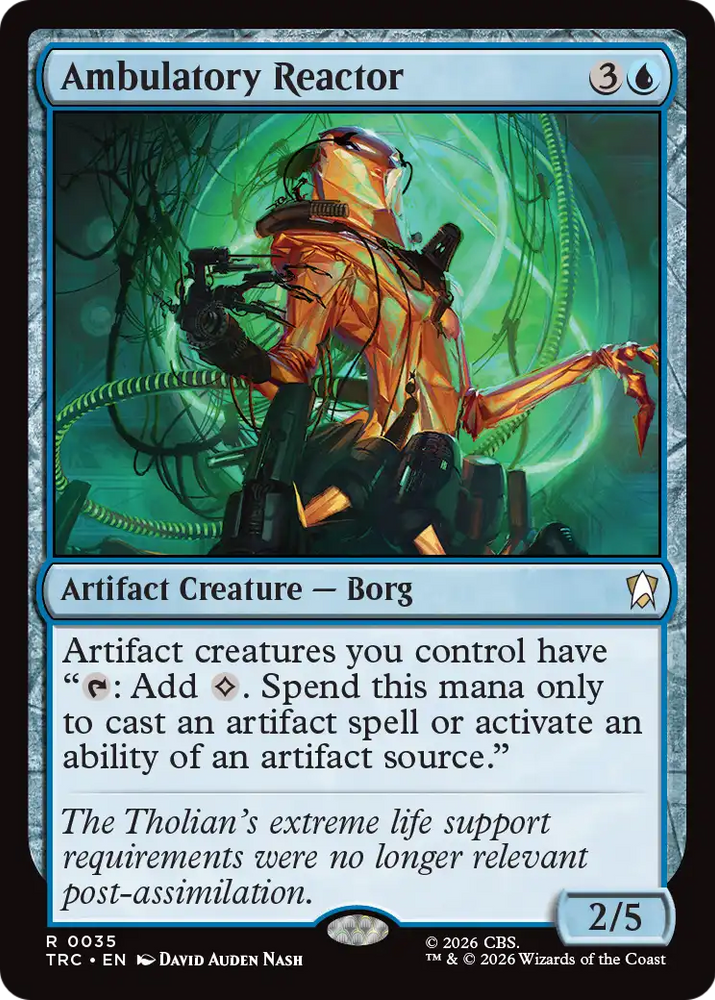 Ambulatory Reactor (Surge Foil) [Star Trek Commander] Magic: The Gathering