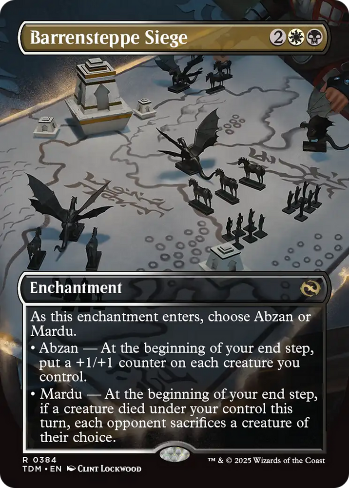Barrensteppe Siege (Borderless) [Tarkir: Dragonstorm] Magic: The Gathering