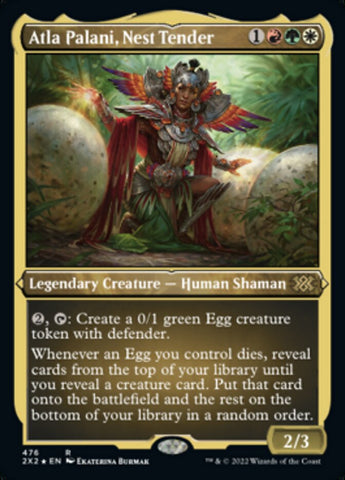 Atla Palani, Nest Tender (Foil Etched) [Double Masters 2022] Magic: The Gathering