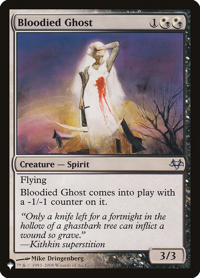 Bloodied Ghost [The List] Magic: The Gathering