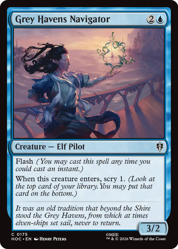 Grey Havens Navigator [The Hobbit: Eternal-Legal] Magic: The Gathering