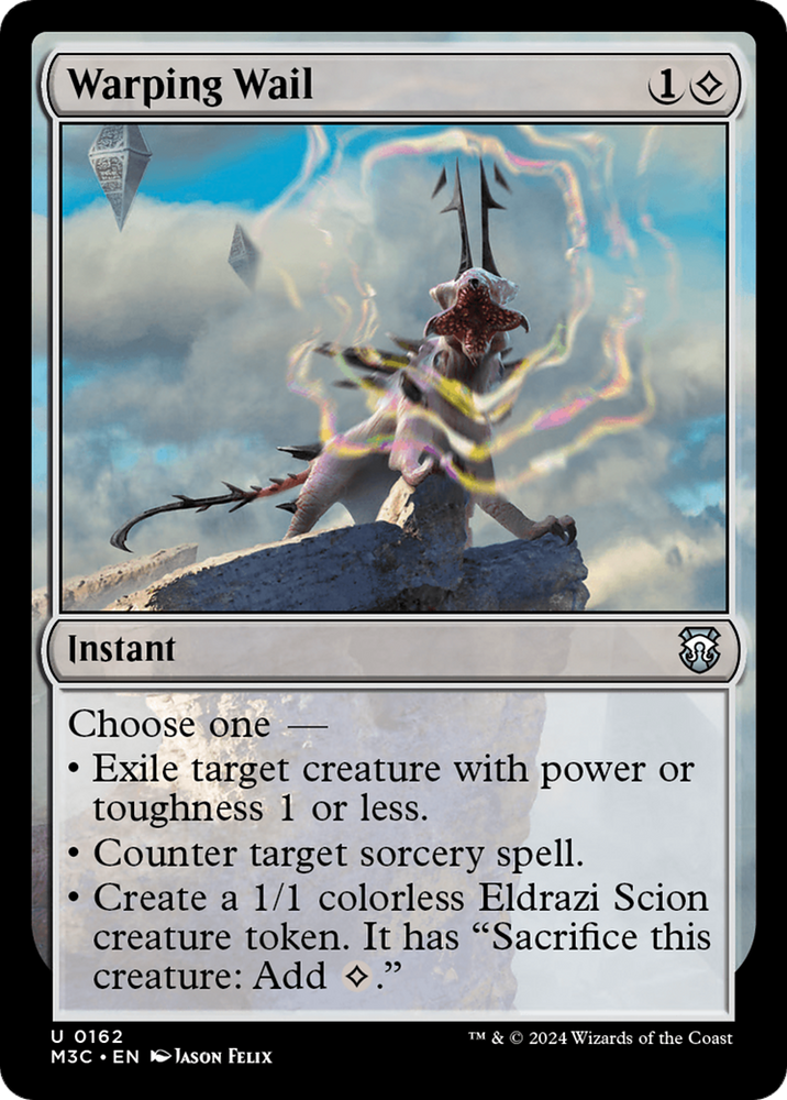 Warping Wail (Ripple Foil) [Modern Horizons 3 Commander] Magic: The Gathering