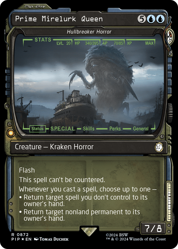 Prime Mirelurk Queen - Hullbreaker Horror (Showcase) (Surge Foil) [Fallout] Magic: The Gathering