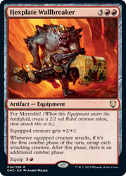 Hexplate Wallbreaker [Phyrexia: All Will Be One Commander] Magic: The Gathering