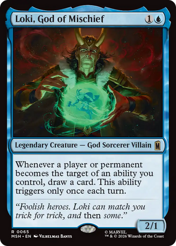 Loki, God of Mischief [Marvel Super Heroes] Magic: The Gathering