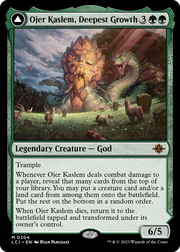 Ojer Kaslem, Deepest Growth // Temple of Cultivation [The Lost Caverns of Ixalan] Magic: The Gathering