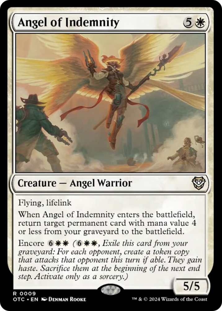 Angel of Indemnity [Outlaws of Thunder Junction Commander] Magic: The Gathering