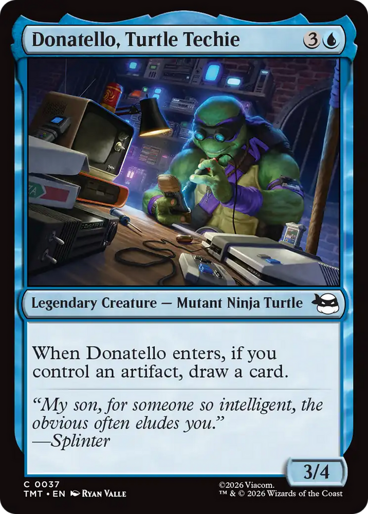 Donatello, Turtle Techie [Teenage Mutant Ninja Turtles] Magic: The Gathering