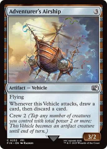 Adventurer's Airship [FINAL FANTASY] Magic: The Gathering