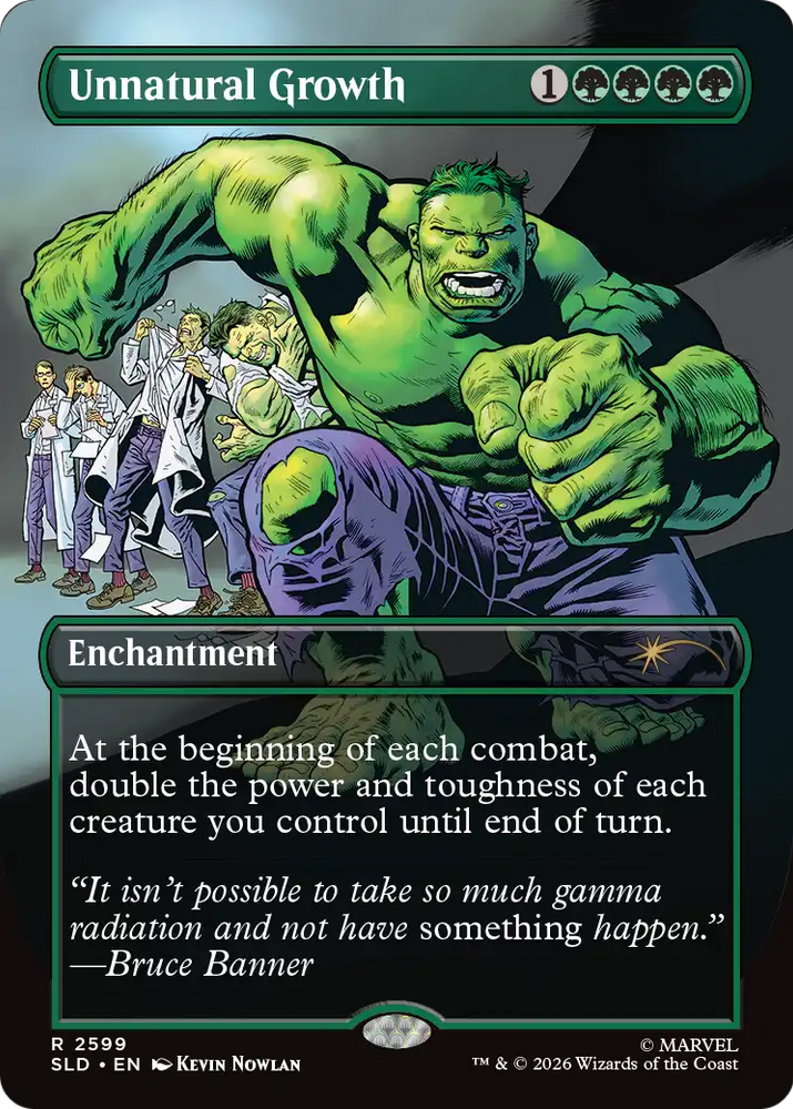 Unnatural Growth (2599) [Secret Lair Drop Series] Magic: The Gathering