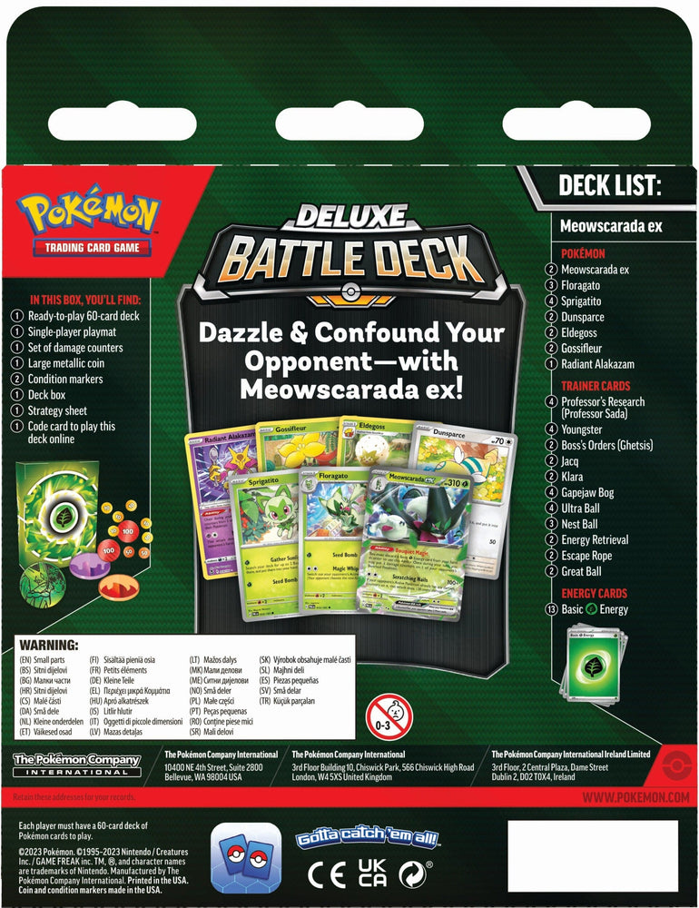 Deluxe Battle Deck (Meowscarada ex) Pokémon