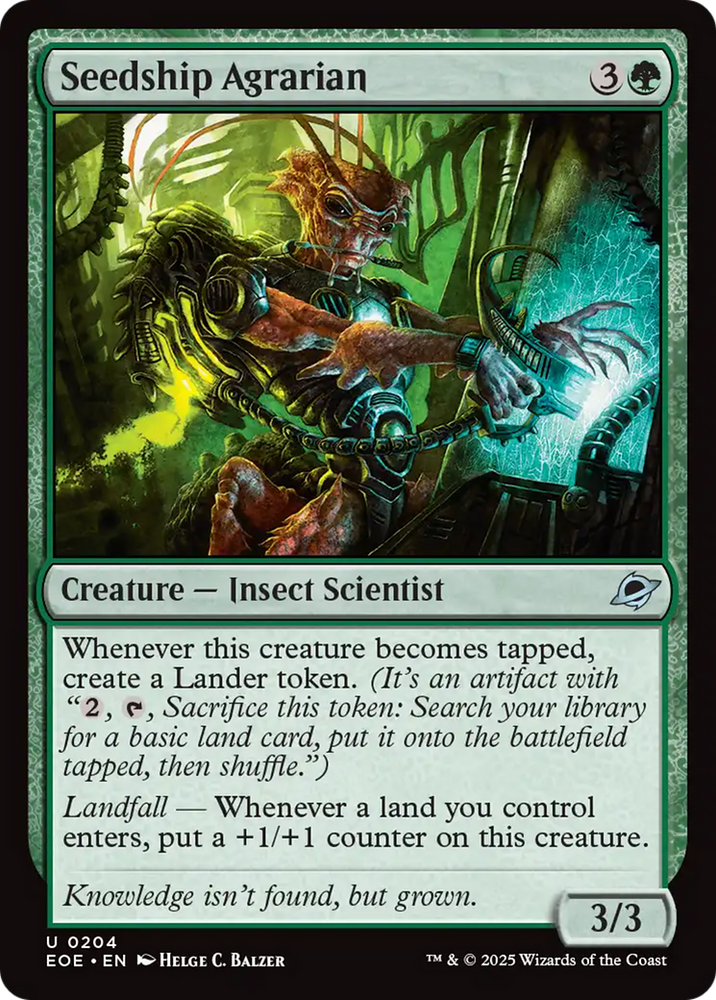 Seedship Agrarian [Edge of Eternities] Magic: The Gathering
