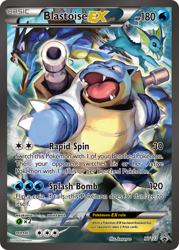 Blastoise EX (XY122) [XY: Black Star Promos] Pokémon