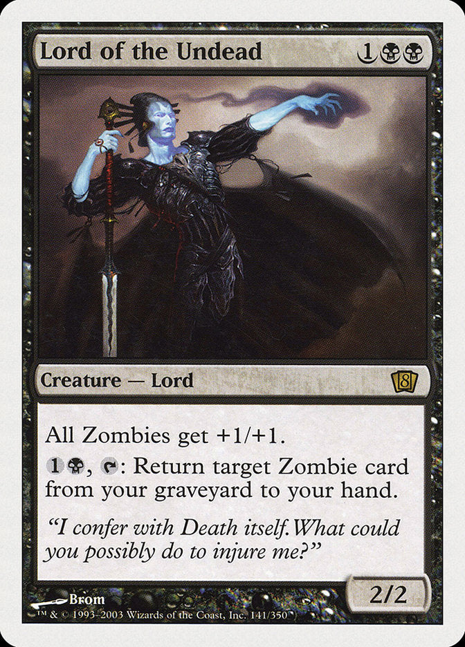 Lord of the Undead (8th Edition) [Oversize Cards] Magic: The Gathering