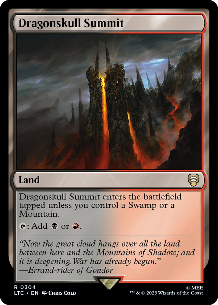 Dragonskull Summit [The Lord of the Rings: Tales of Middle-Earth Commander] Magic: The Gathering