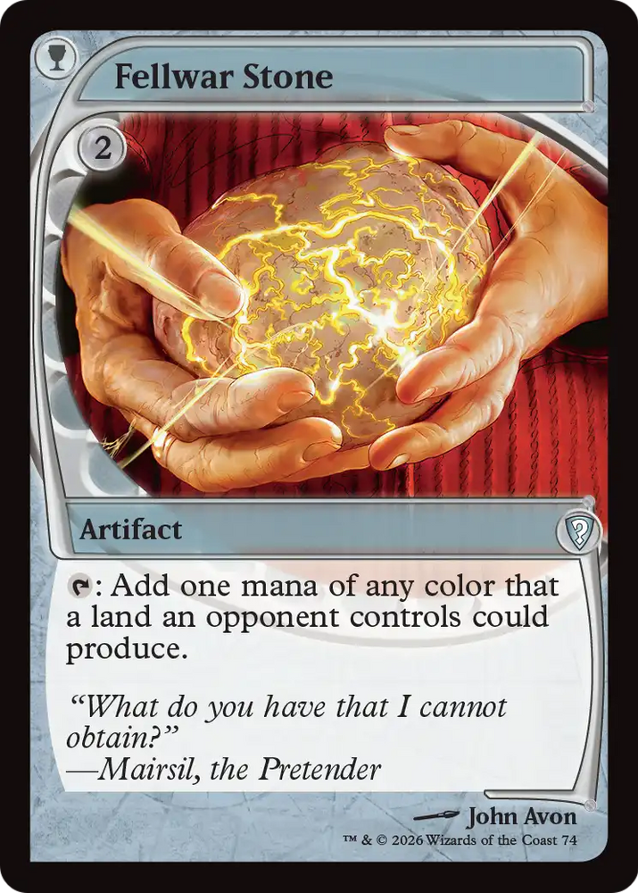 Fellwar Stone (Future Sight) [Mystery Booster: Commander Edition] Magic: The Gathering