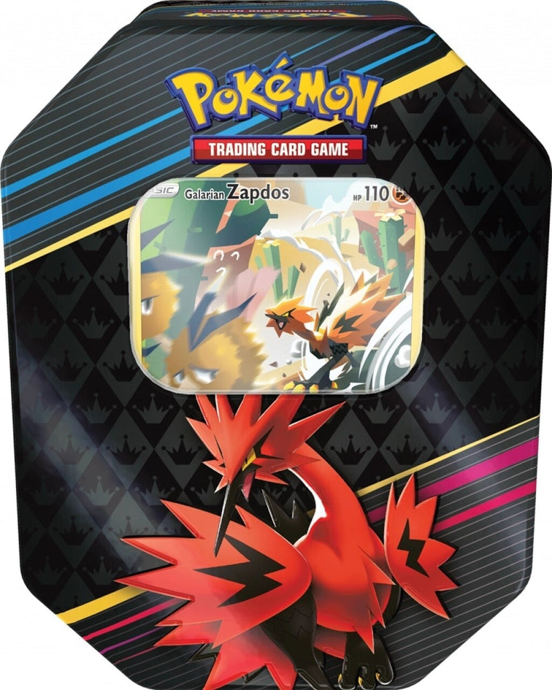 Sword & Shield: Crown Zenith - Tin (Galarian Zapdos) (International Version) Pokémon