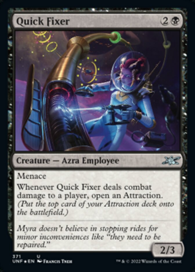 Quick Fixer (Galaxy Foil) [Unfinity] Magic: The Gathering