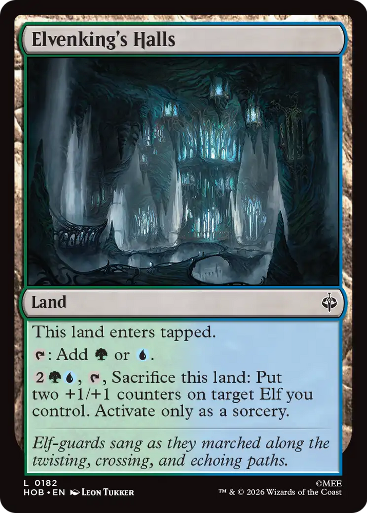 Elvenking's Halls [The Hobbit] Magic: The Gathering