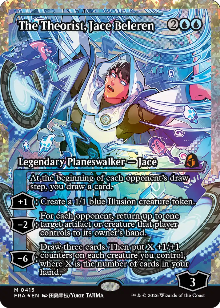 The Theorist, Jace Beleren (Showcase) (Fracture Foil) [Reality Fracture] Magic: The Gathering