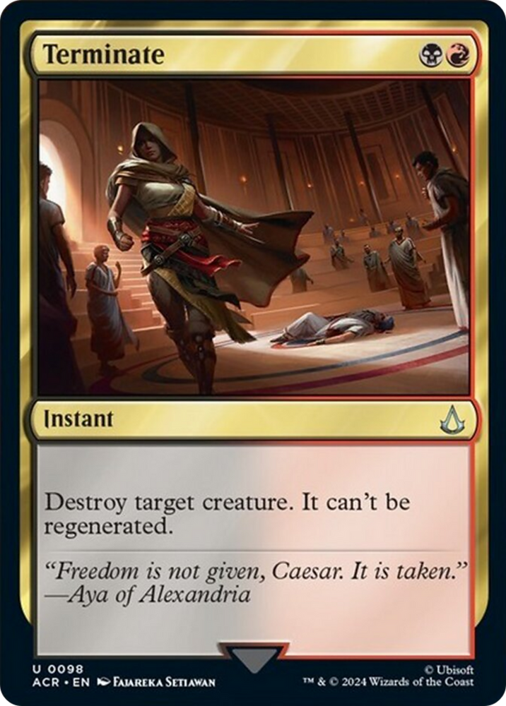 Terminate [Assassin's Creed] Magic: The Gathering