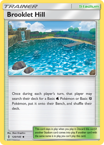 Brooklet Hill (120/145) [Sun & Moon: Guardians Rising] Pokémon