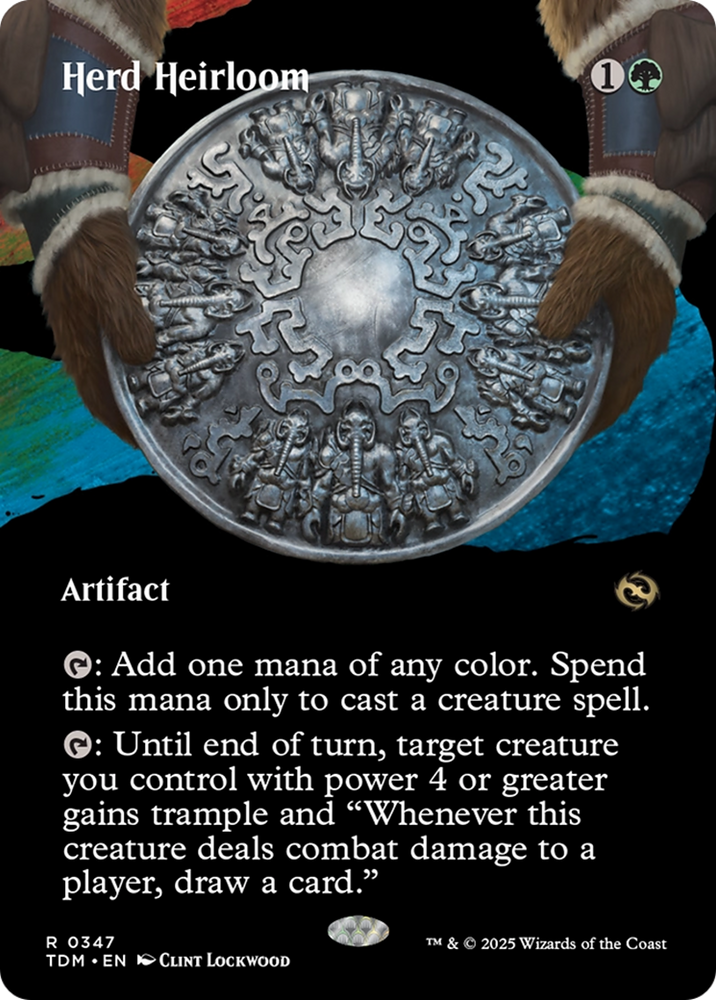 Herd Heirloom (Borderless) [Tarkir: Dragonstorm] Magic: The Gathering