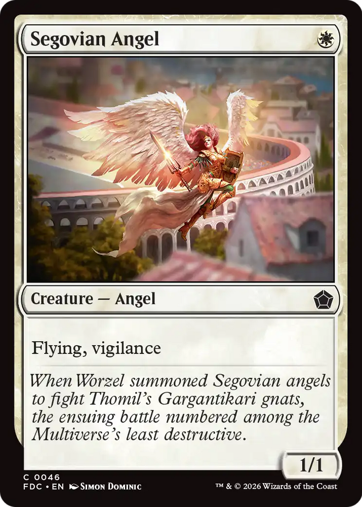 Segovian Angel [Foundations Commander] Magic: The Gathering