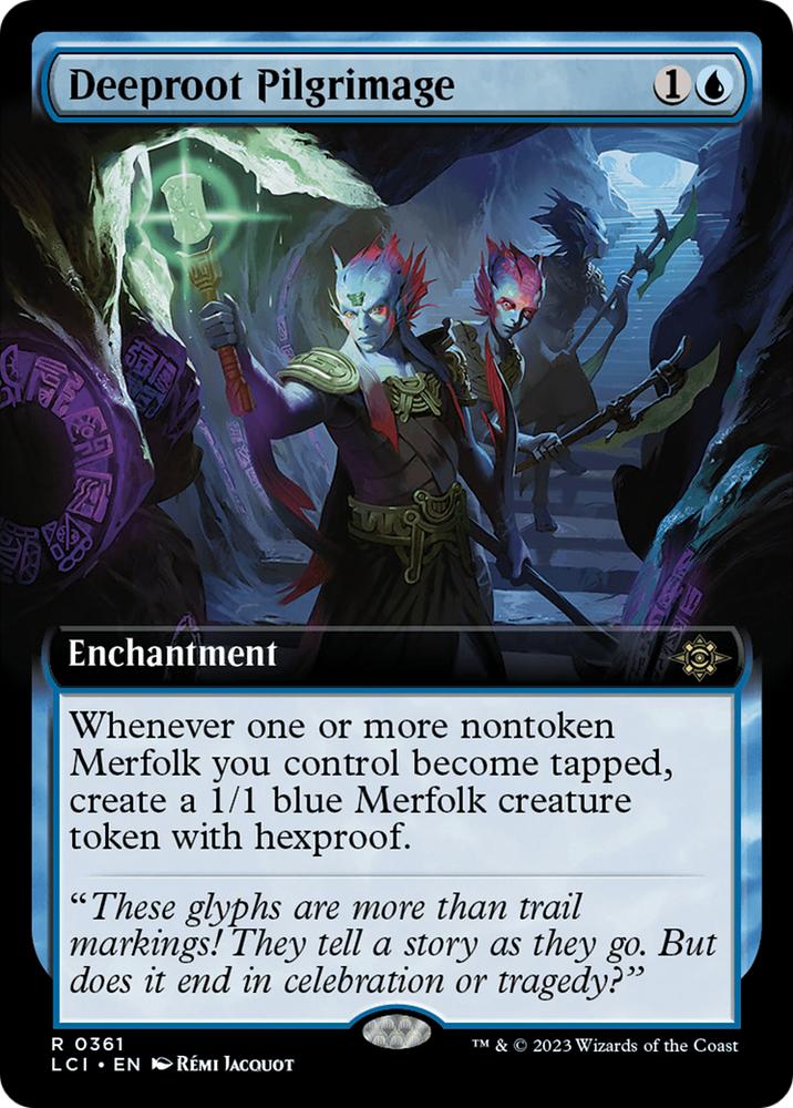 Deeproot Pilgrimage (Extended Art) [The Lost Caverns of Ixalan] Magic: The Gathering