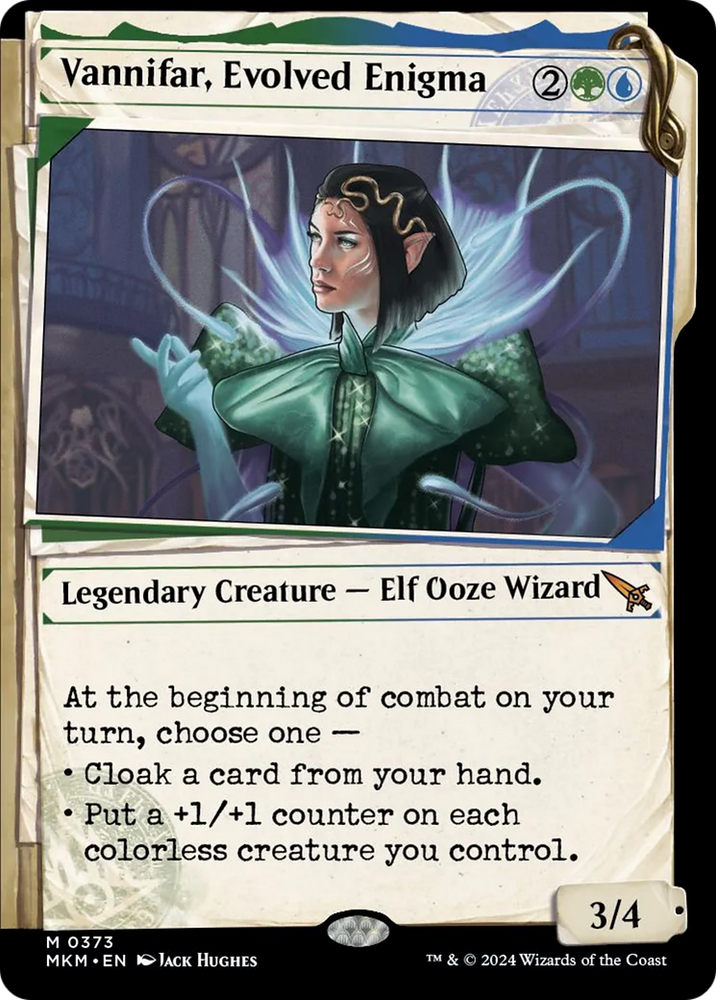 Vannifar, Evolved Enigma (Showcase) (0373) [Murders at Karlov Manor] Magic: The Gathering