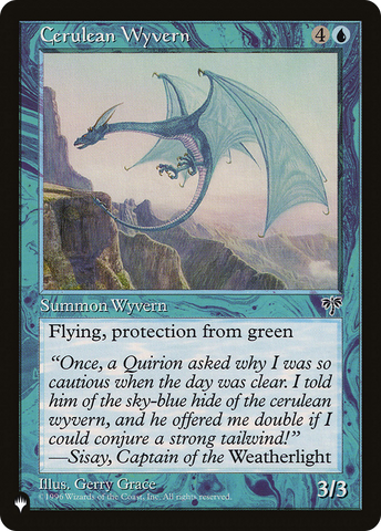 Cerulean Wyvern [The List] Magic: The Gathering