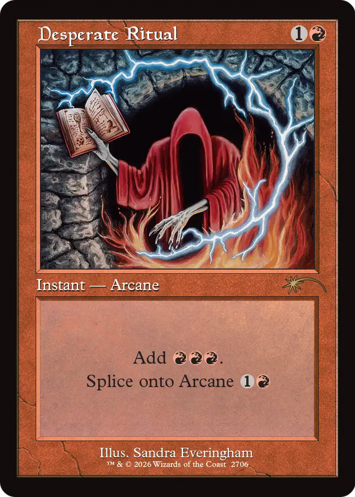 Desperate Ritual (2706) (Retro Frame) [Secret Lair Drop Series] Magic: The Gathering