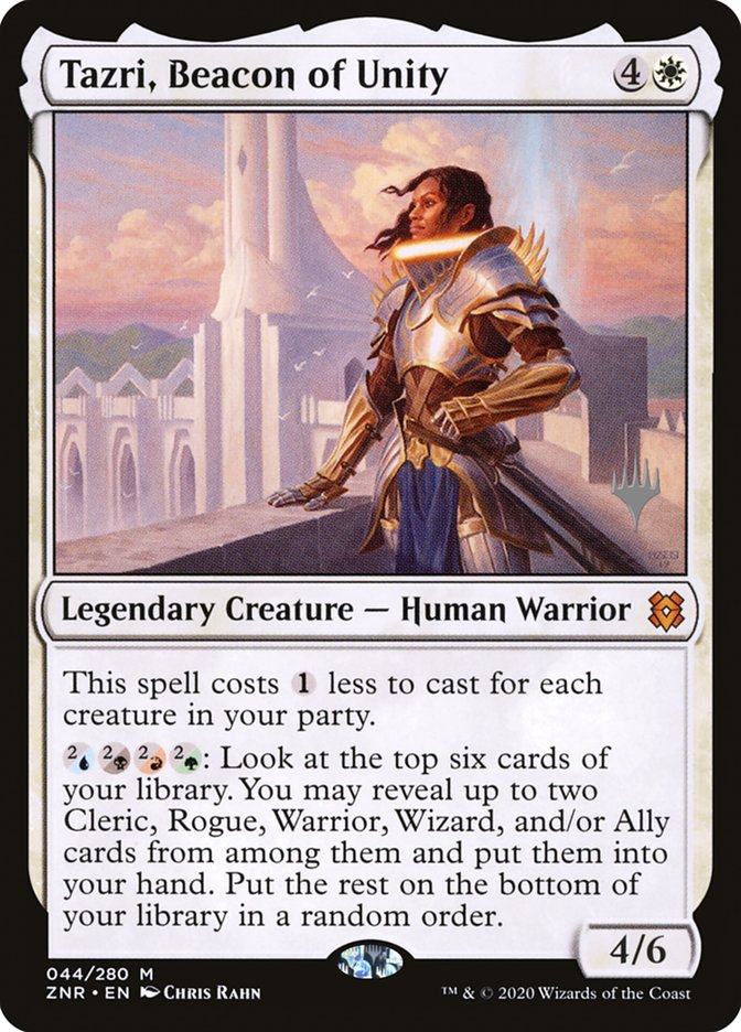 Tazri, Beacon of Unity (Promo Pack) [Zendikar Rising Promos] Magic: The Gathering