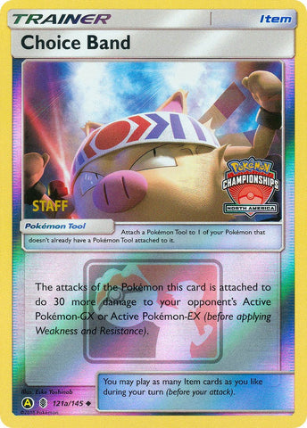 Choice Band (121a/145) (North America Championships Staff) [Sun & Moon: Guardians Rising] Pokémon
