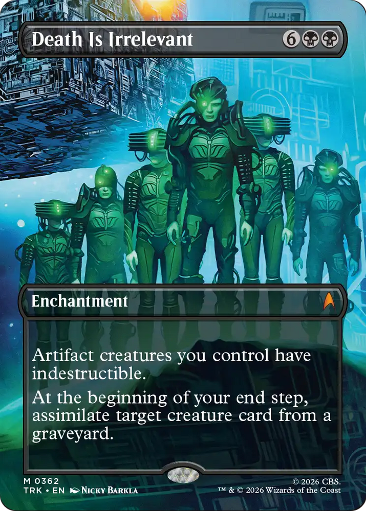 Death Is Irrelevant (Borderless) [Star Trek] Magic: The Gathering