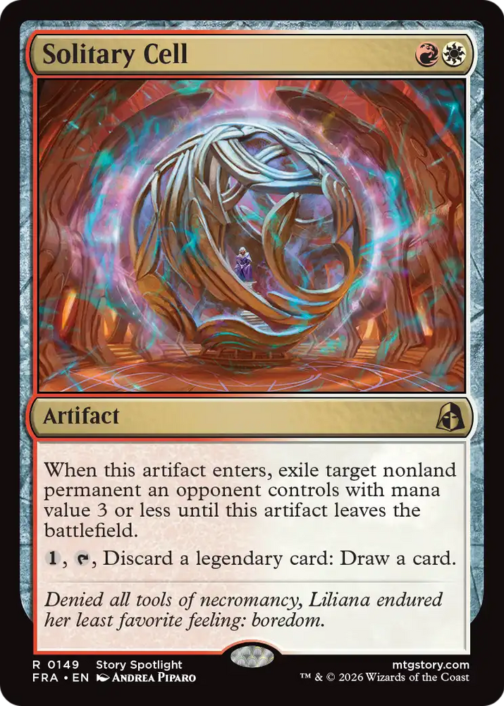 Solitary Cell [Reality Fracture] Magic: The Gathering