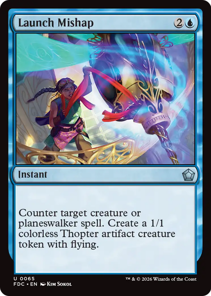 Launch Mishap [Foundations Commander] Magic: The Gathering