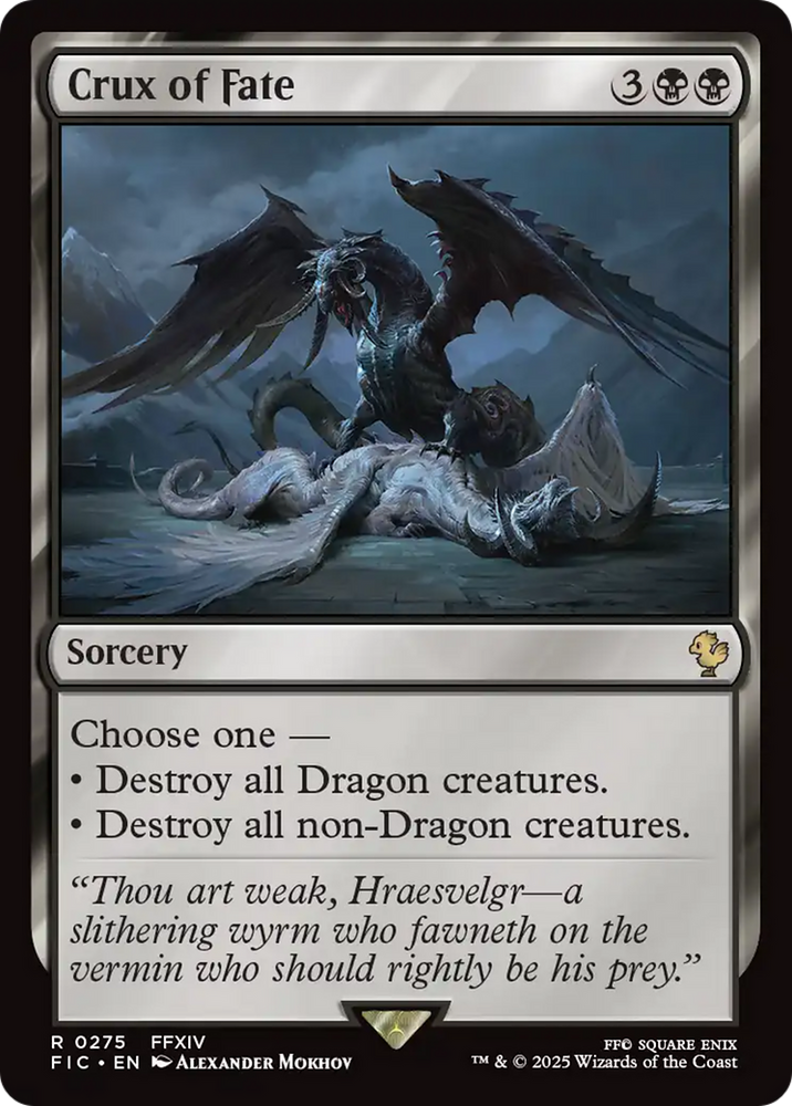 Crux of Fate [FINAL FANTASY Commander] Magic: The Gathering
