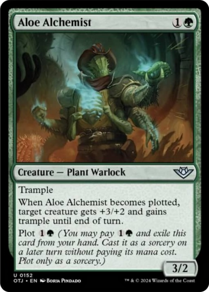 Aloe Alchemist [Outlaws of Thunder Junction] Magic: The Gathering